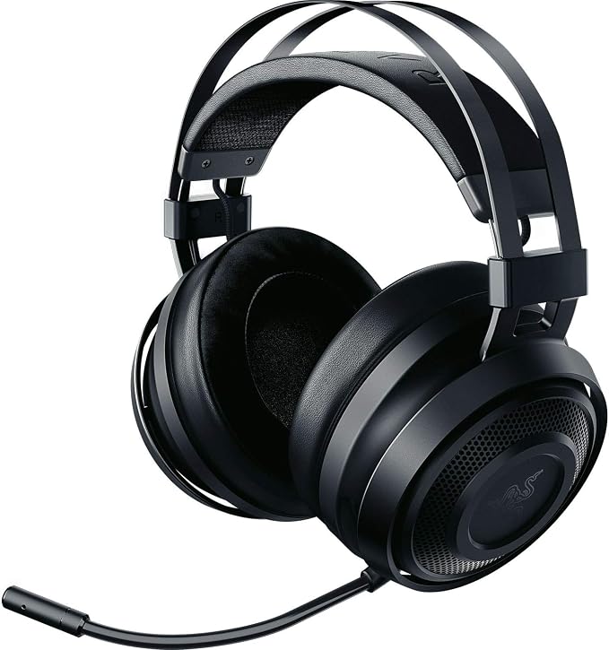 Razer Nari Essential ゲーミングヘッドセット THX 360度立体音響 無線 冷却ジェルパッド PC PS4 PS5 Switch スマホ 【日本正規代理店保証品】 RZ04-02690100-R3M1