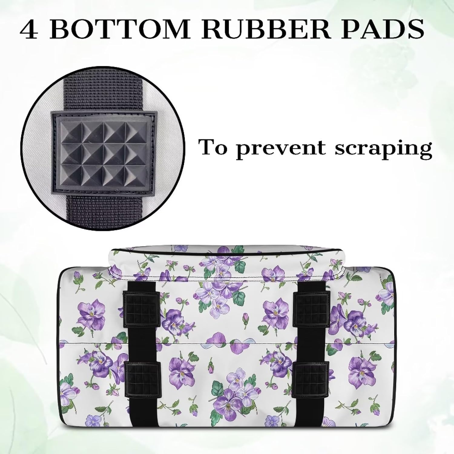 Purple Flower Sewing Machine Cover Dust Cover Sewing Machine Carrying Case Sewing Machine Bag Cover for Sewing Machine Sewing Machine Covers for All Machine