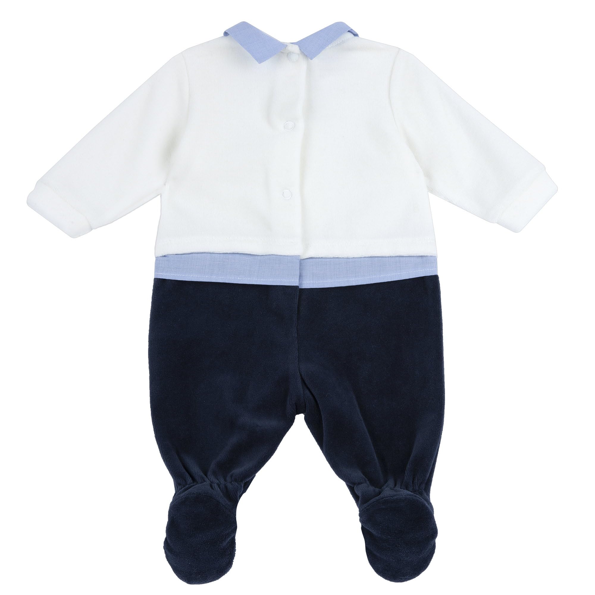 Chicco Tutine In Ciniglia Con Apertura Entrogamba Pigiama Unisex - Bimbi 0-24 (Pacco da 1)