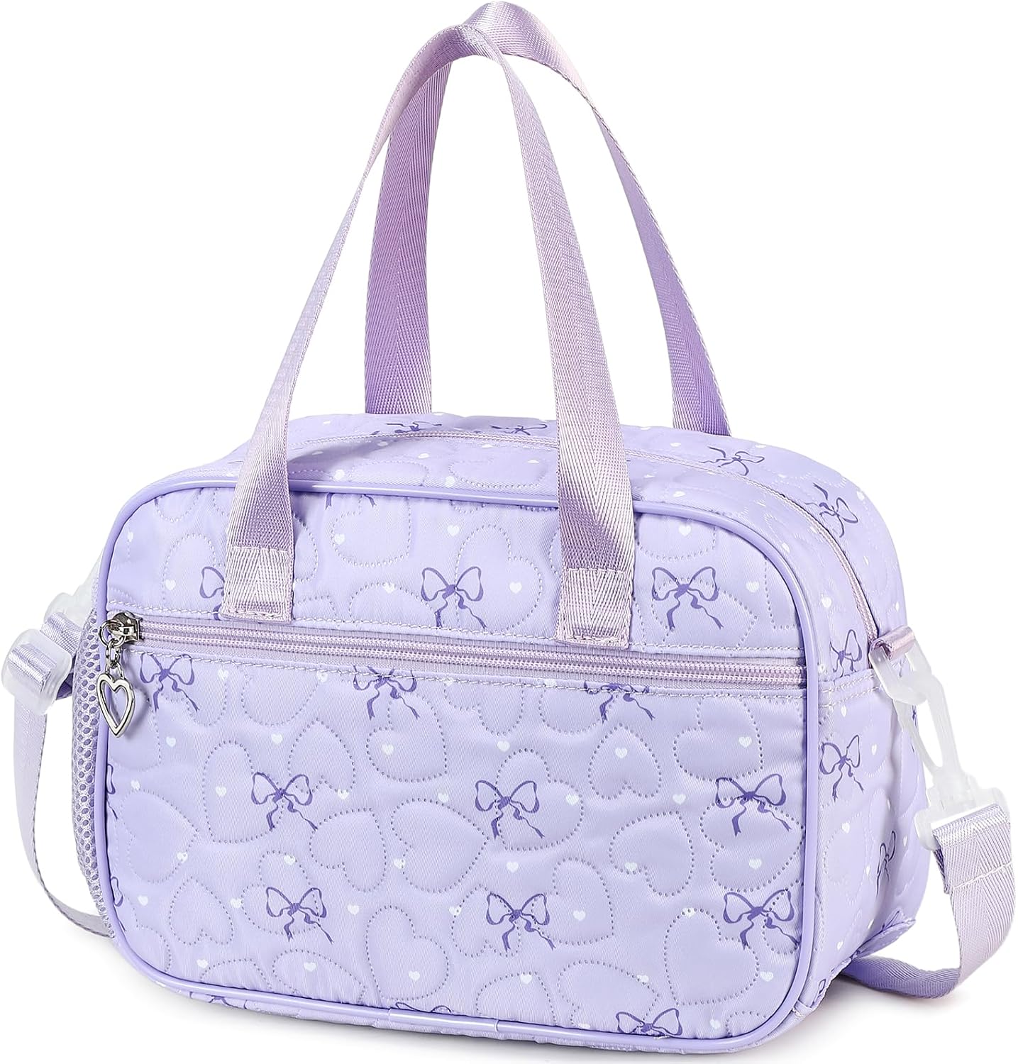 Createy Bow Prints Backpack Girls Backpack
