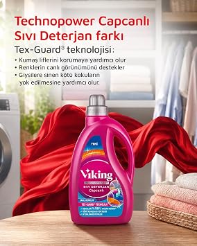 Viking Technopower Sıvı Çamaşır Deterjanı Capcanlı 2.7 lt