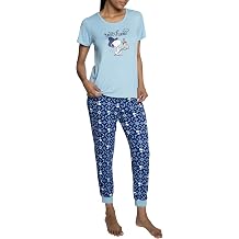 Peanuts Womens Ss Tee and Jogger 2pc Set