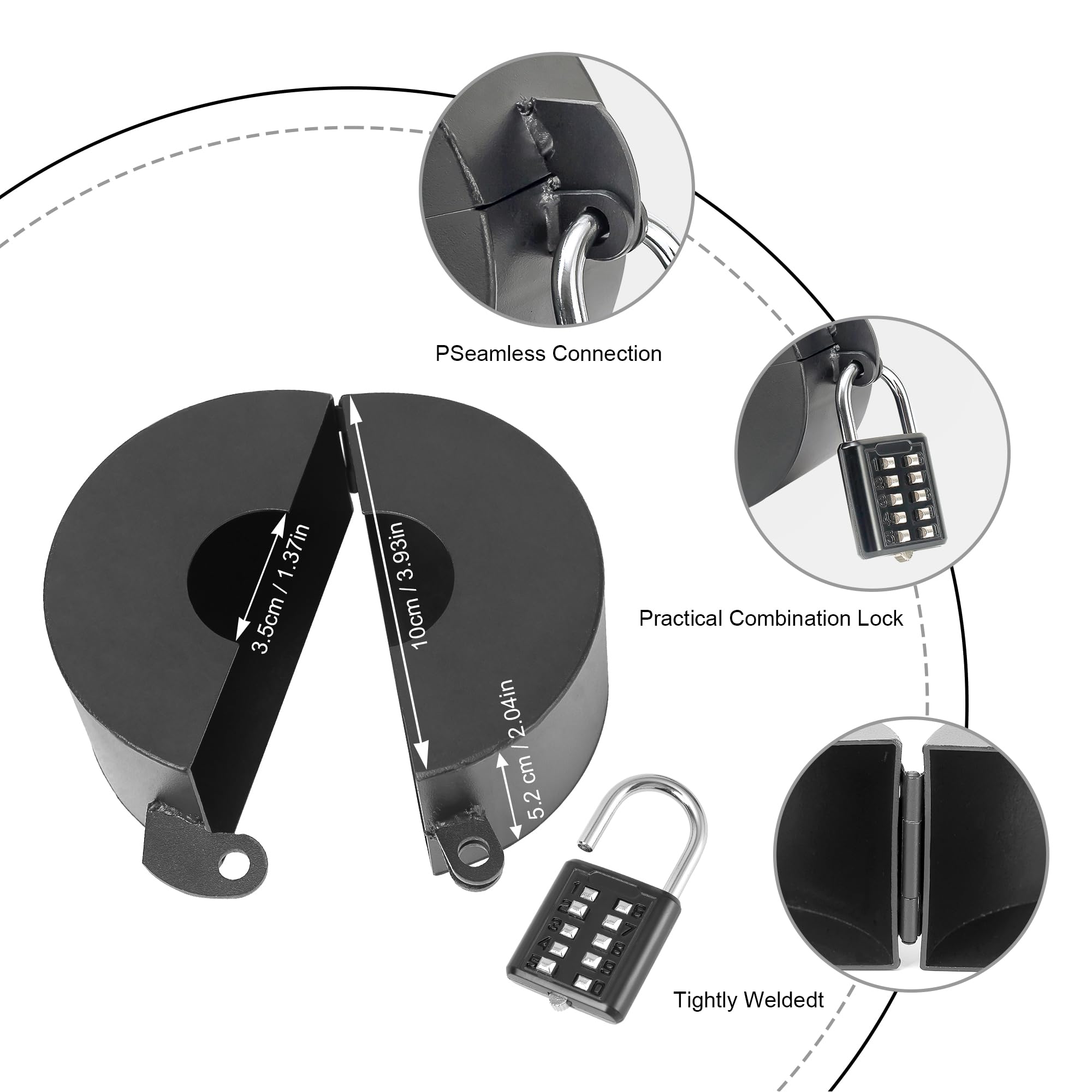 Door Knob Lockout Device - Prevent Unlocking -2