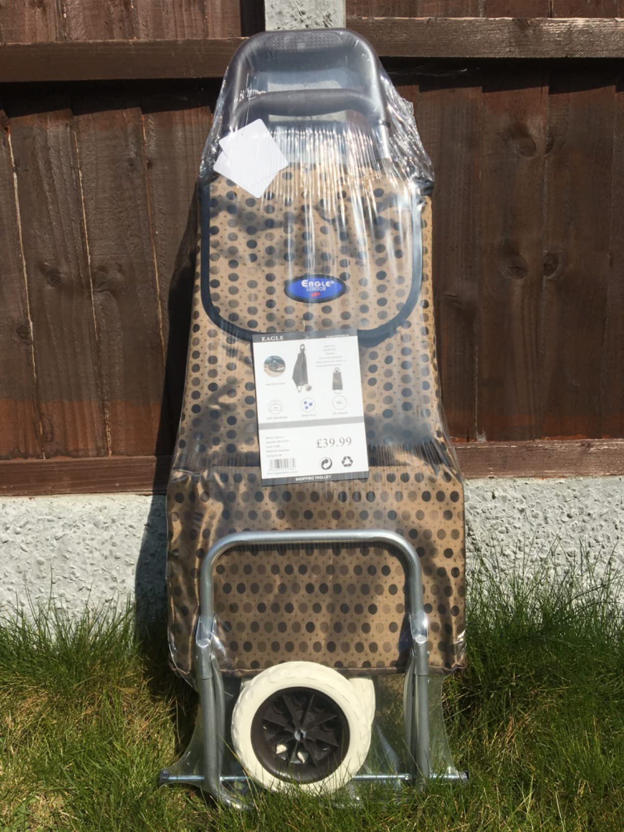 eagle-london-2-wheel-shopping-trolley-colourful-polka-dots-black