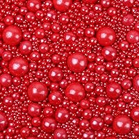 Vista 4 de Sentovac Gránulos comestibles de azúcar de perlas plateadas comestibles de 4.23 onzas / 4.23 oz para decorar Gránulos comestibles para cupcakes