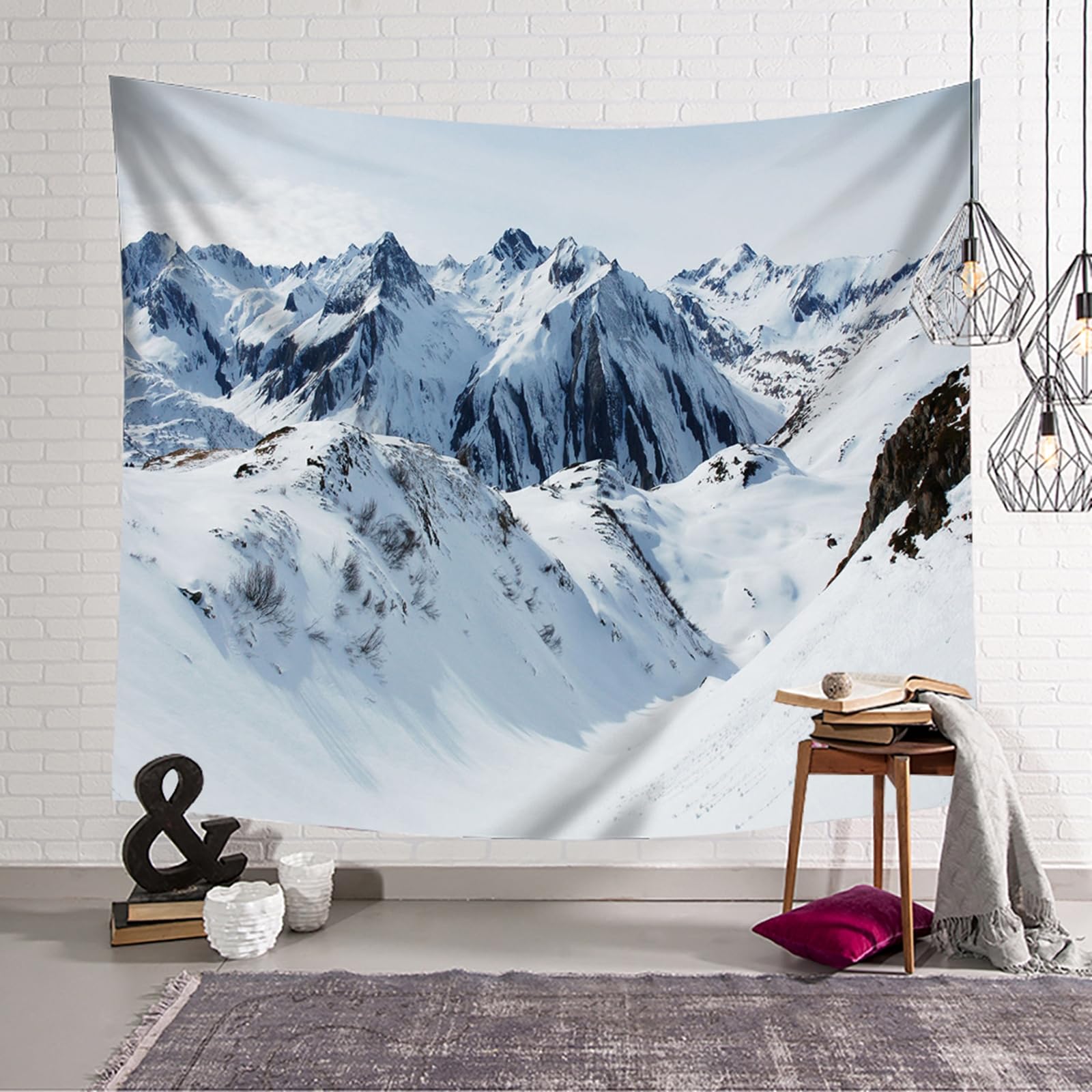 RDSGYZ Dywan ścienny z motywem, duży, 300 x 256 cm, dekoracja ścienna, dekoracja ścienna, pokój dziecięcy, sypialnia, salon
