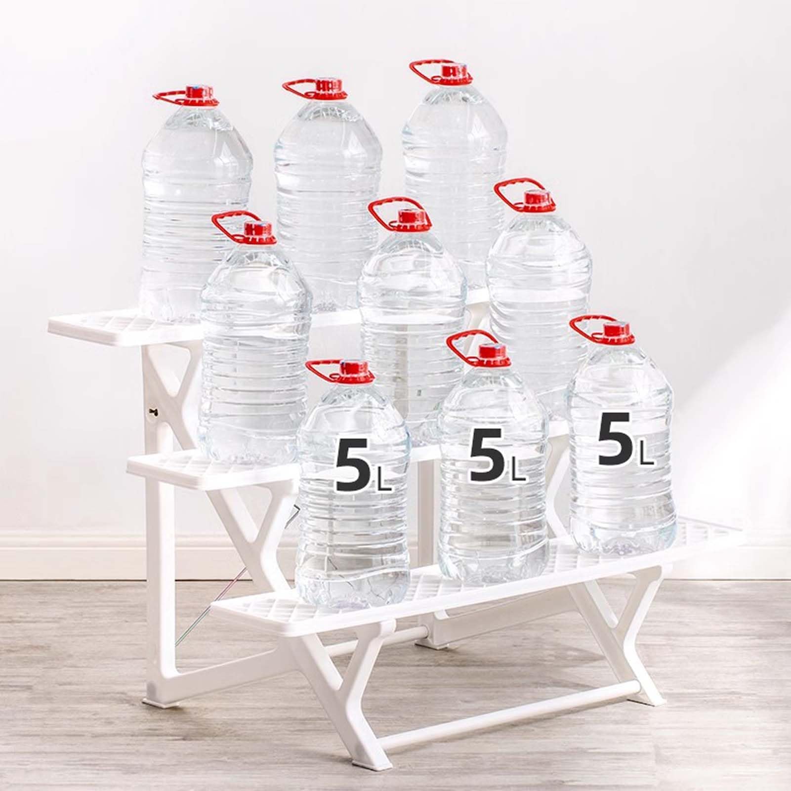 Échelle polyvalente résistante aux intempéries pour plantes - Étagère en plastique pour balcon et salon - Pour intérieur et extérieur