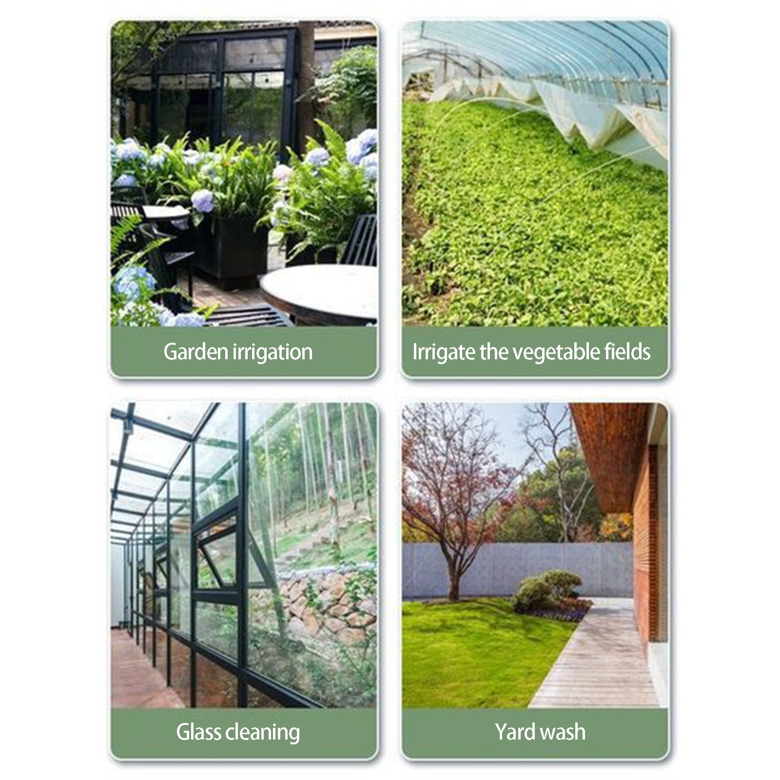Robusto tubo dell'acqua lungo 12 m, largo 14 mm, ideale per esterni e irrigazione di fiori per giardinaggio
