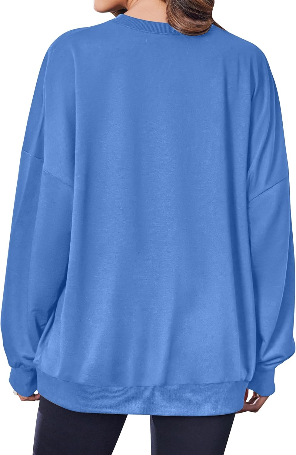 Oversized Usa Sweatshirt Women: Patriotic Tshirt 4th July Shirt Long Sleeve Casual Pullover Tops - Image 3