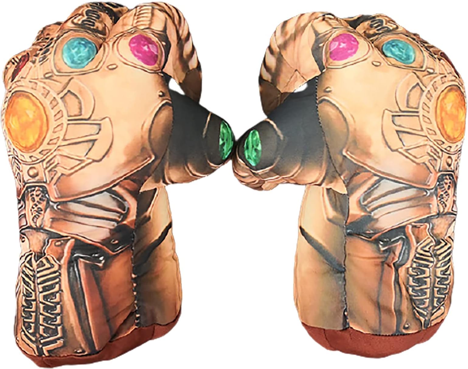 MINDONG Iron Man Boxing Gloves Captain America Gloves Soft Plush Iron Man Cosplay Superhero Sponge Gloves iron Man Toys Children'S Gifts Thanos Gloves Captain America Boxing Gloves CLWQR