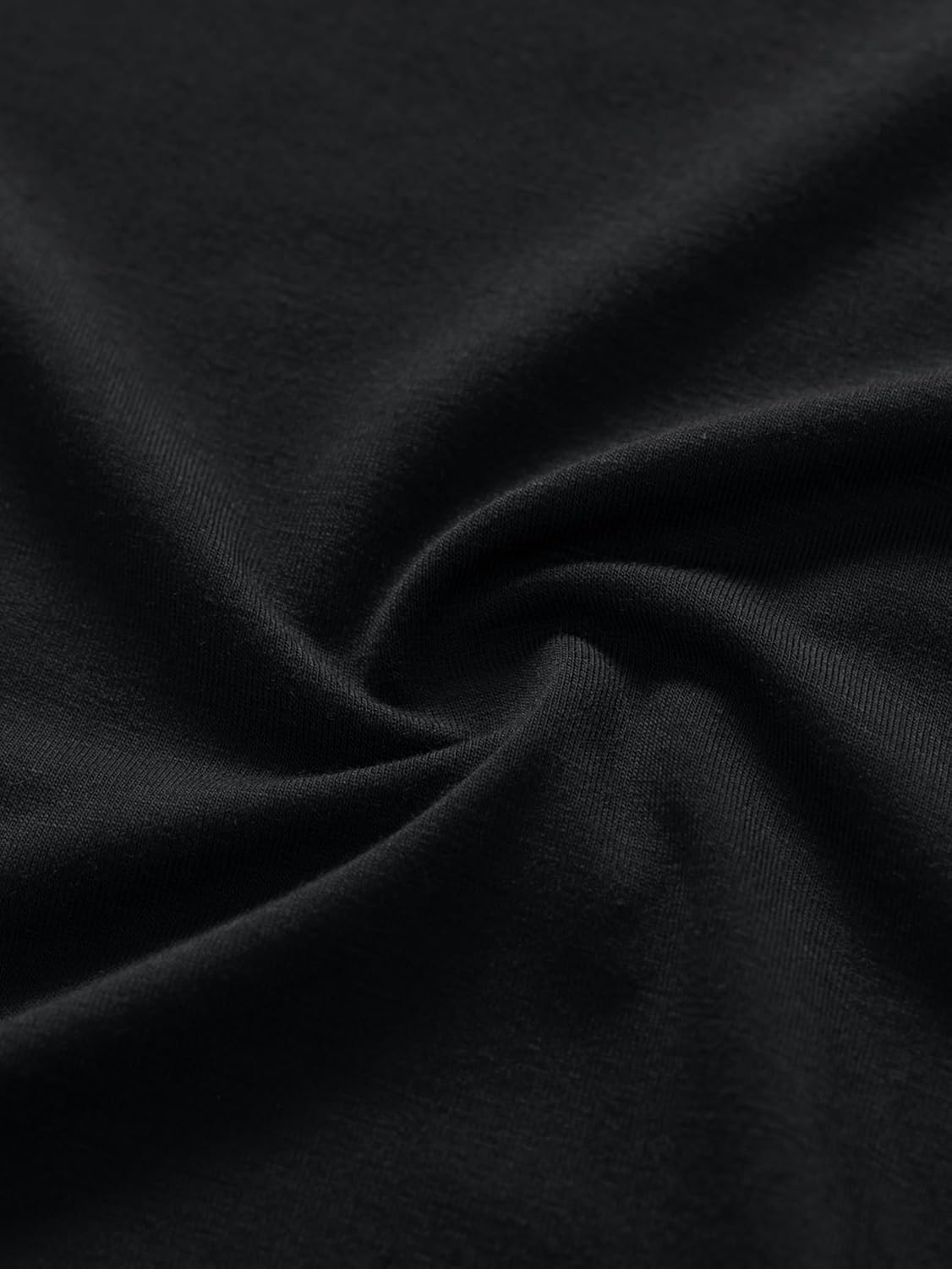 Latuza Women's Bamboo Viscose Pajama Tops V Neck Sleep Shirt 2 Pack - Image 6