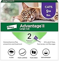 Vista 11 de Advantage II Tratamiento y prevención de pulgas recomendado por veterinarios para gatos grandes Gatos de más de 9 libras Suministro para 4 meses