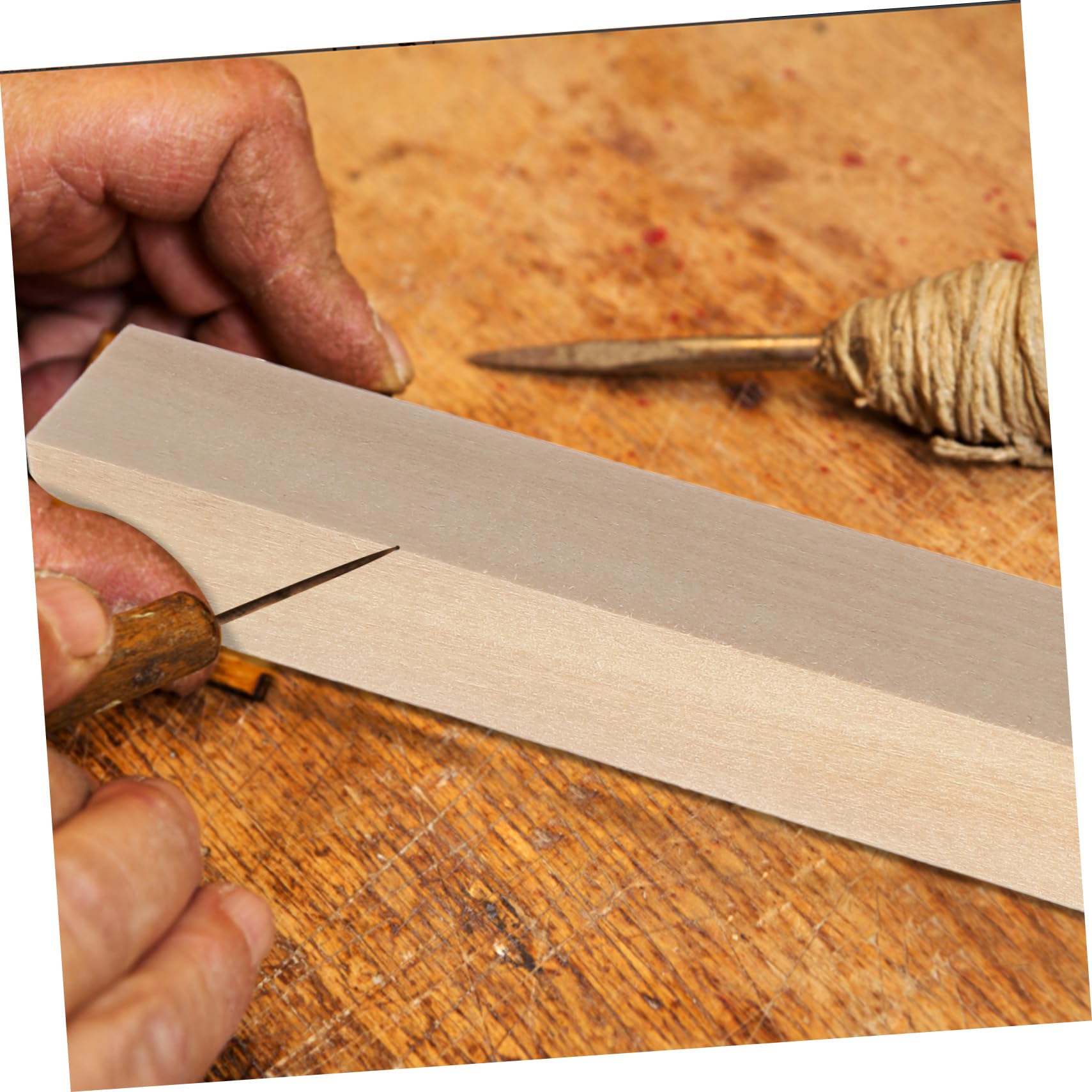 16piezas Varillas Cuadradas De Madera Natural Sin Terminar Para Manualidades y Proyectos De Bricolaje