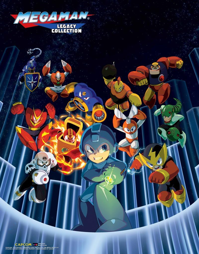 Mega Man Legacy Collection Game Wall Scroll Poster
