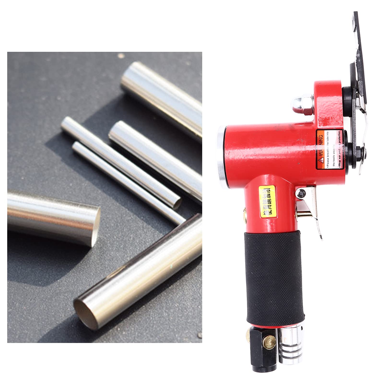 Mini-Luftschleifer KP-6903, pneumatischer Polierer mit 14.000 U/min und 3-mm-Vibrationsmesser, exzentrisches Schleifen für Detailarbeiten auf unregelmäßigen Oberflächen