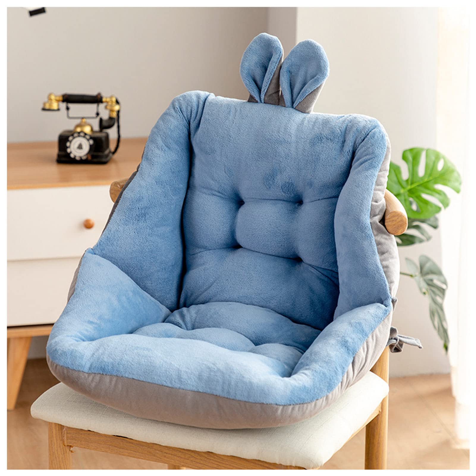 Coussins de chaise antiderapants avec support dorsal pour siege bureau