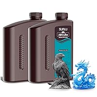 Vista 18 de SUNLU 1000G de resina tipo ABS para impresora 3D, fotopolímero de curado UV de 405 nm de rápido secado para impresoras 3D LCD/DLP/SLA de 2K 4K 6K