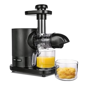 Slow Juicer Extractor Cold Press Juicer Masticating Juicer Machine Cold Press Juicer with Quiet Motor and Reverse Function