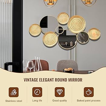 値下げ↓装飾が美しい ゴールドミラー 鏡 ミラー fa1674go イタリア製 アンティークゴールド仕上げの