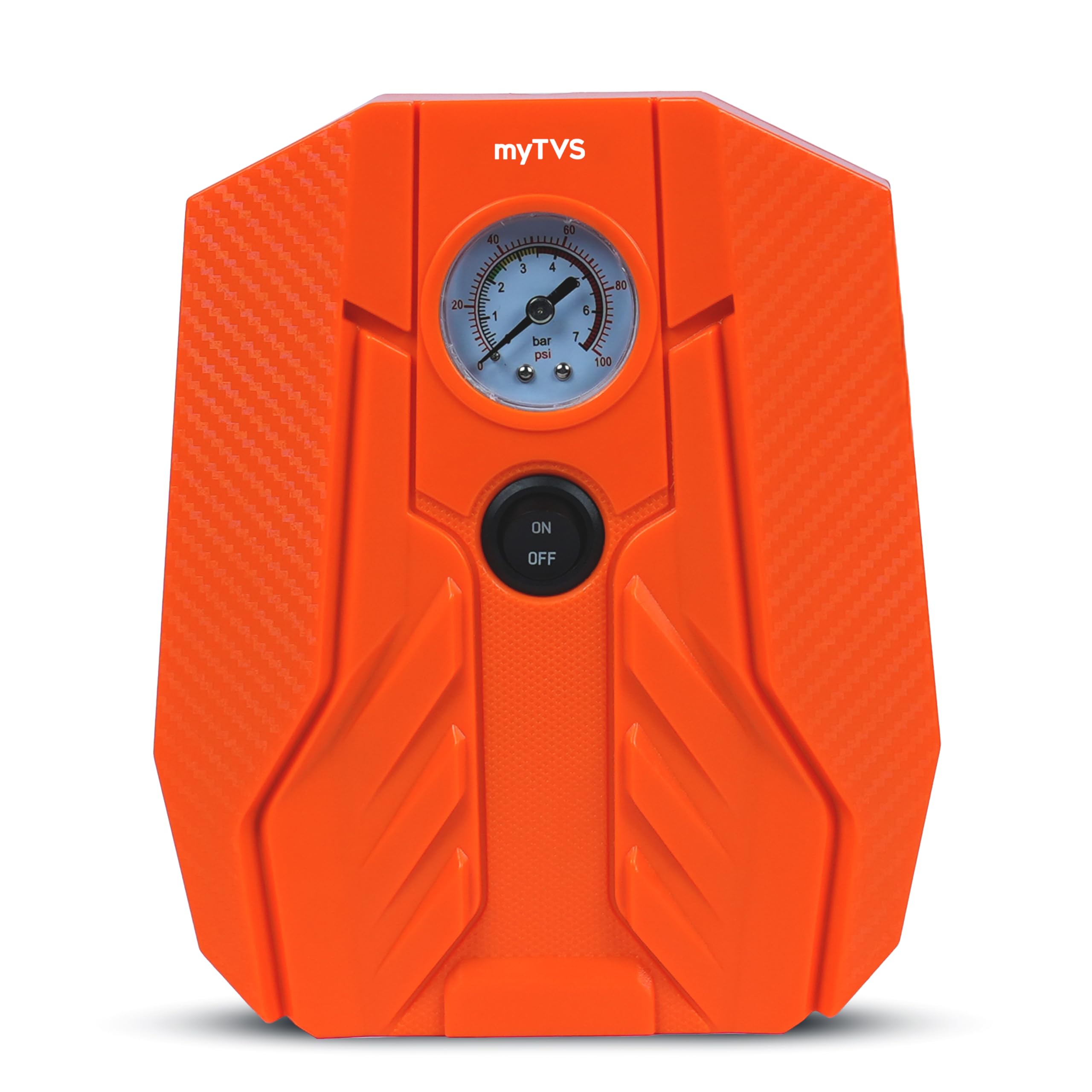 myTVS Car Tyre Inflator Portable Air Compressor Pressure Pump with 2 Year Warranty