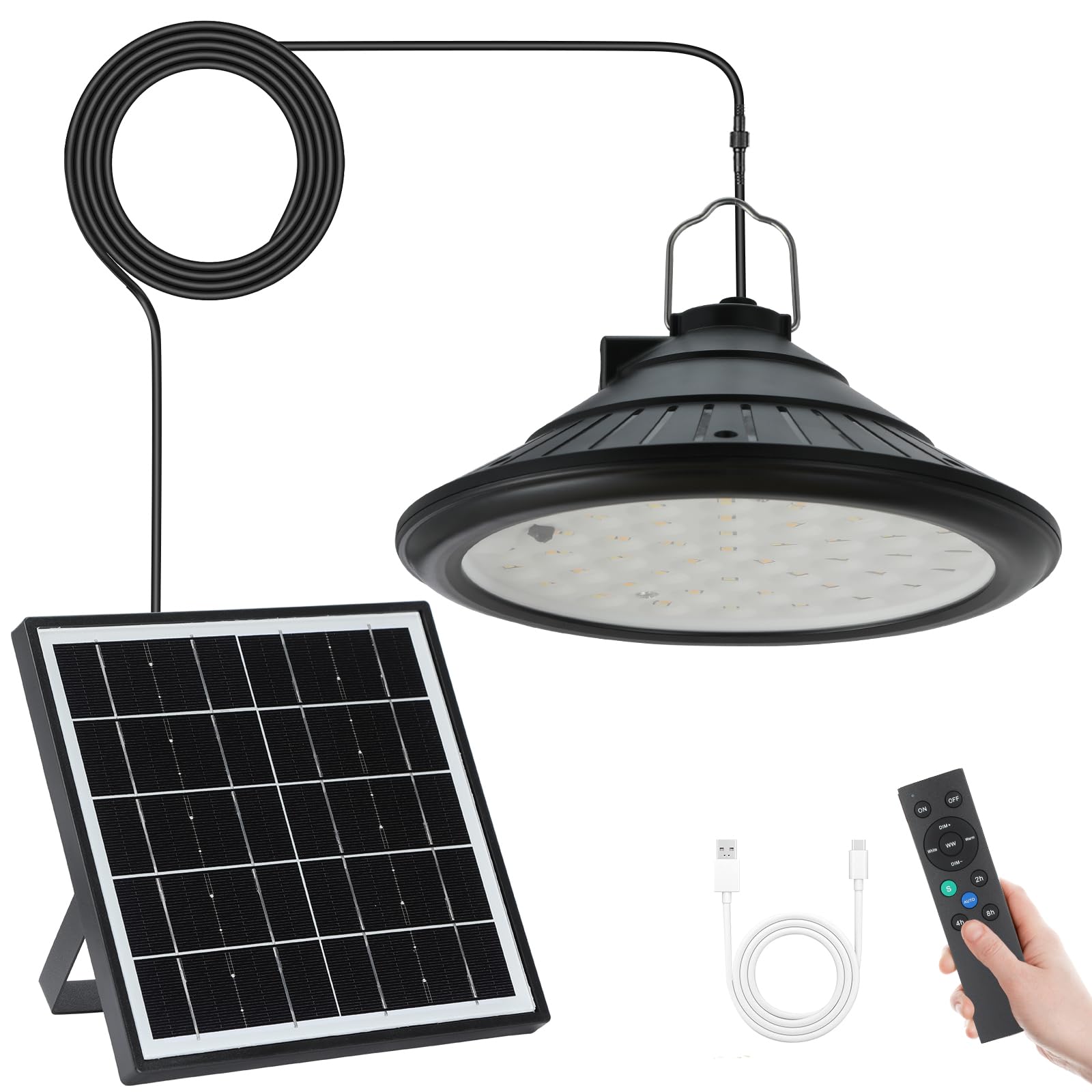 TREVIONE Solar Chicken Coop Light with Remote