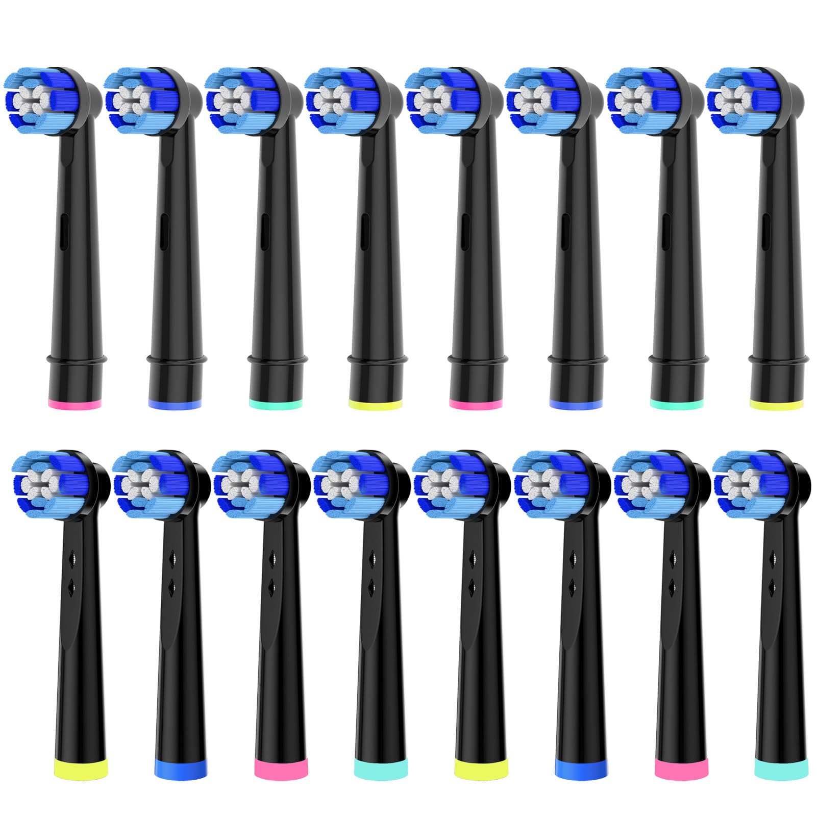 16pcs Bimily Toothbrush Replacement Heads Compatible with Oral B Electric Toothbrush Replacement Toothbrush Heads for Precision Clean and