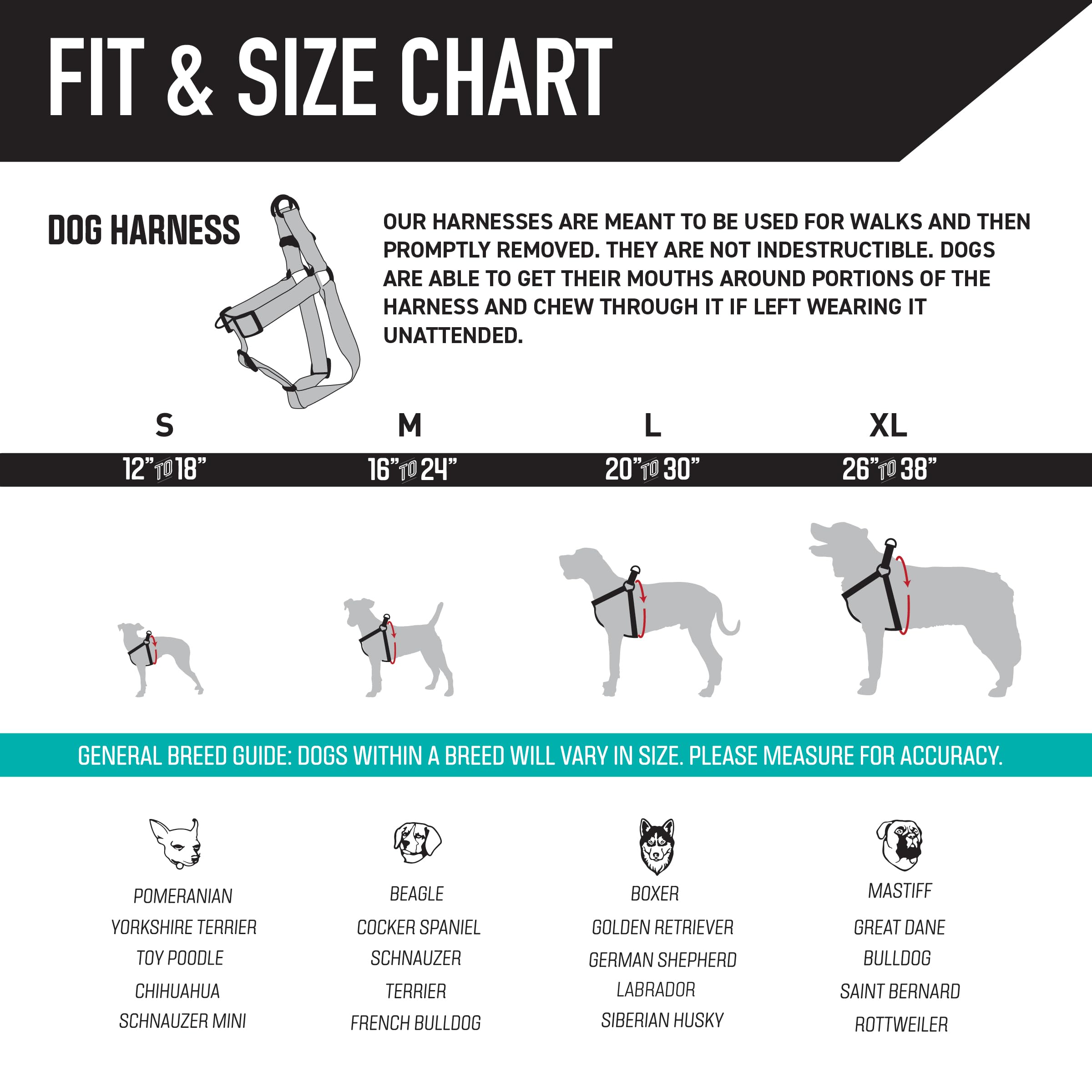 Wolfgang - Arnés ajustable para perro, resistente y probado a más de 800 libras, para caminar y entrenar, estampado WesternSky, talla L
