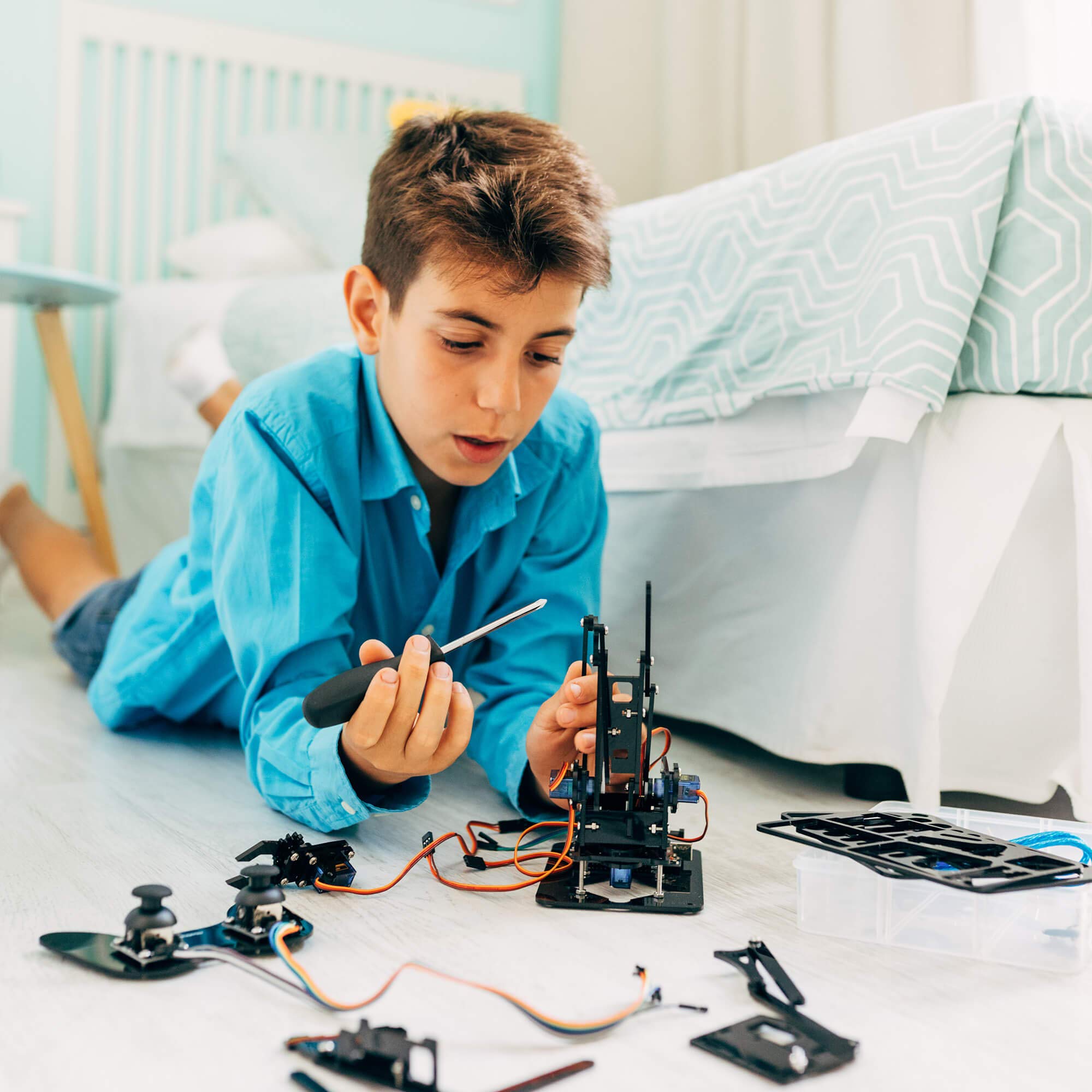 Ksix BXARM01 Arm Robot Robotics And Programming Kit e Gamepad