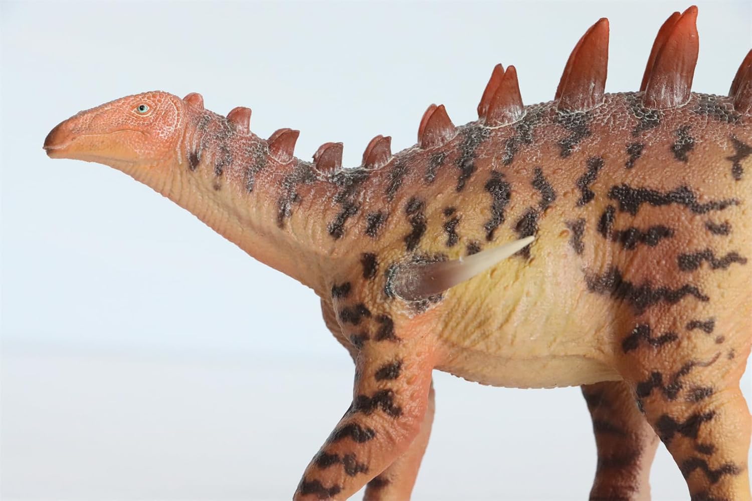 1:35 Scale Dacentrurus Figure Stegosaurus Stegosauridae Simulation Animal Science Art Model Dinosaur Collection Wonderful Decoration Gift for Adult (Green)