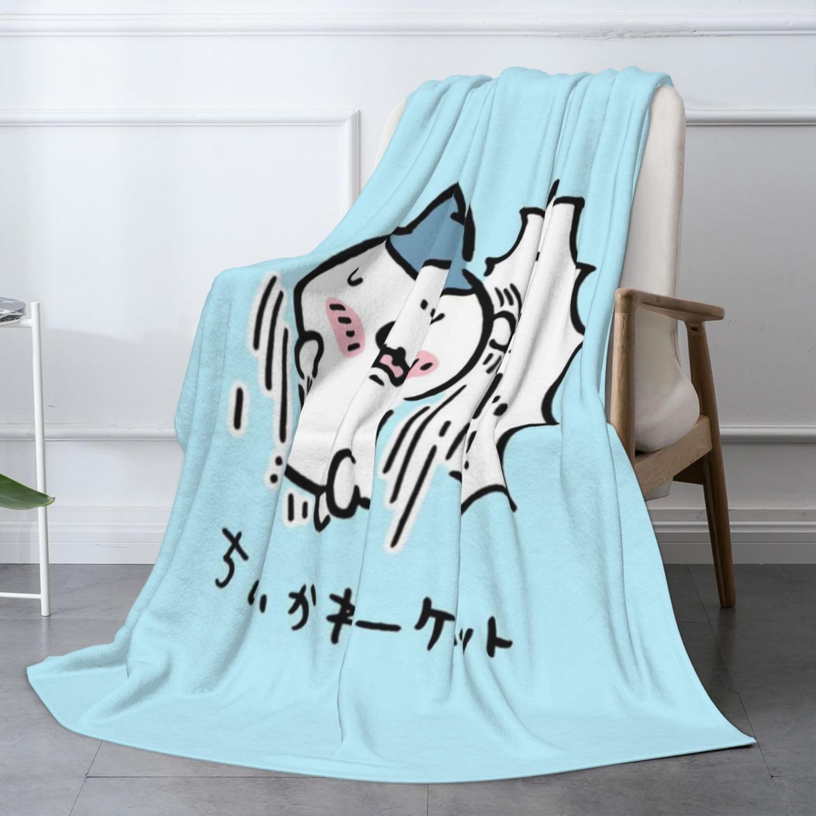 Amazon｜毛布 ちいかわ ハチワレ ブランケット フランネル 大判 超極細