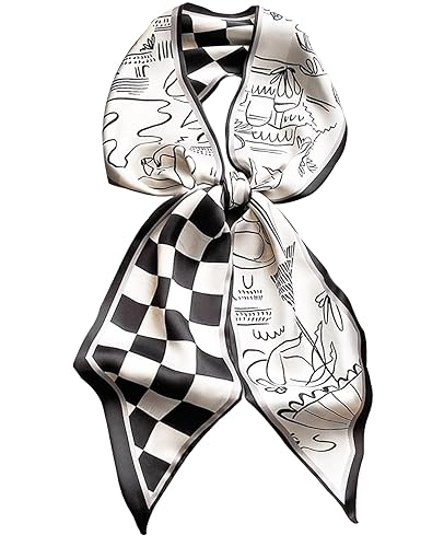 Fashion Scarf for Women - 58" Long Skinny Scarf Lightweight,