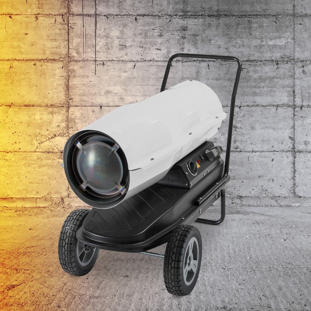 TROTEC Riscaldatore diesel IDE 30 D – potenza termica 30 kW – volume d'aria ventilatore riscaldatore olio 720 m³/h – riscaldatore da cantiere