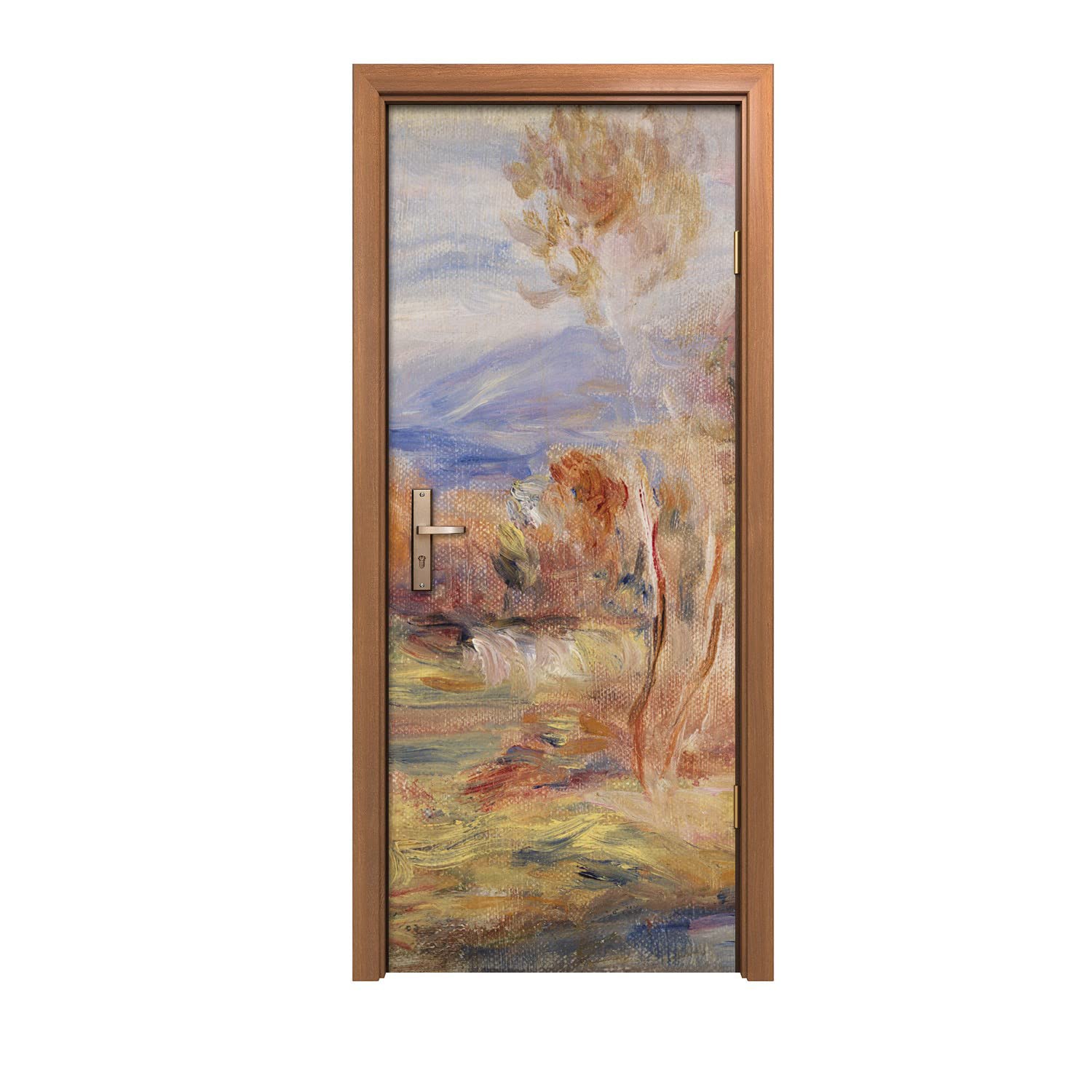 Autocollant de porte forêt Coloray 80x200cm pour décoration murale