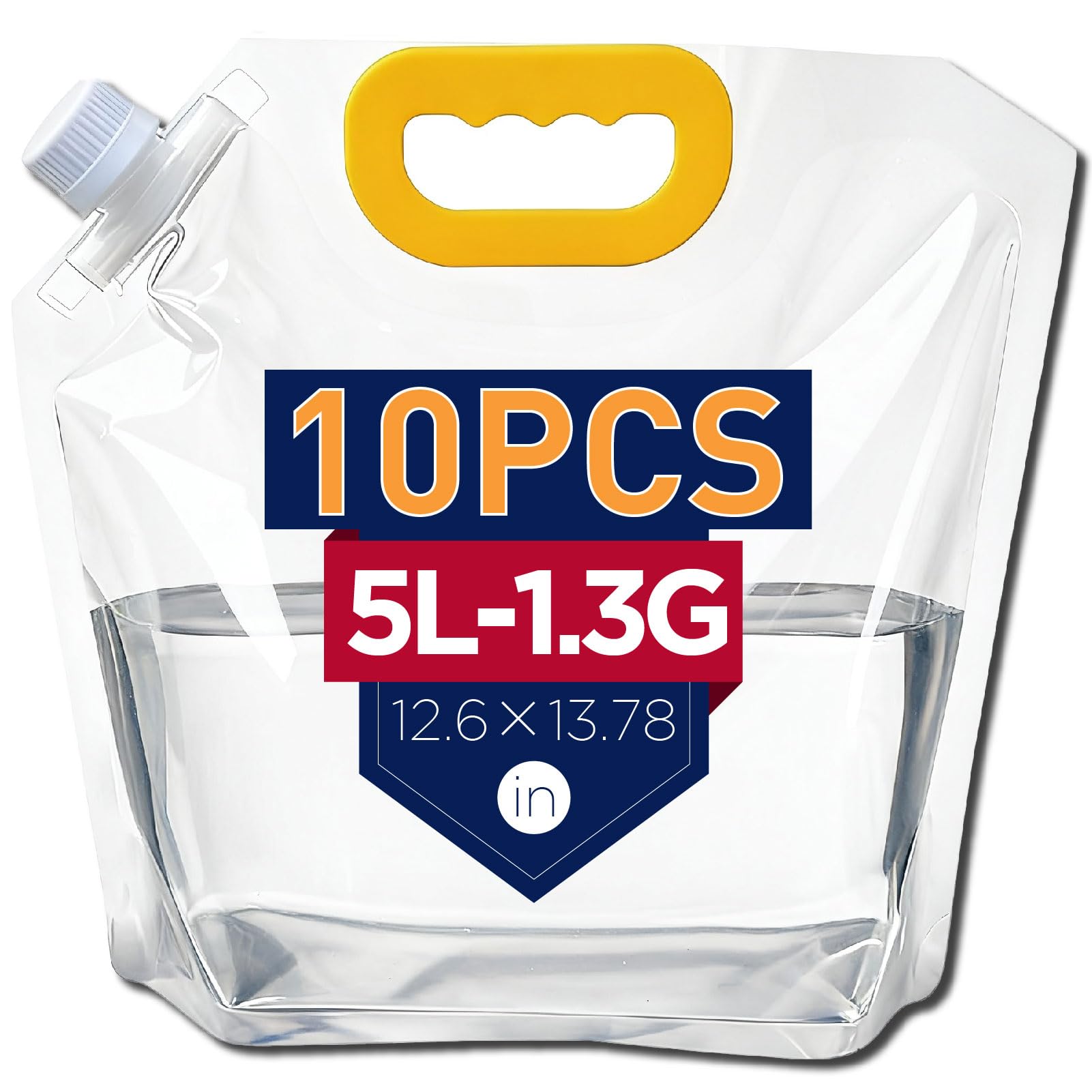Cloudslucky 10 Pack Collapsible Water Container Bag
