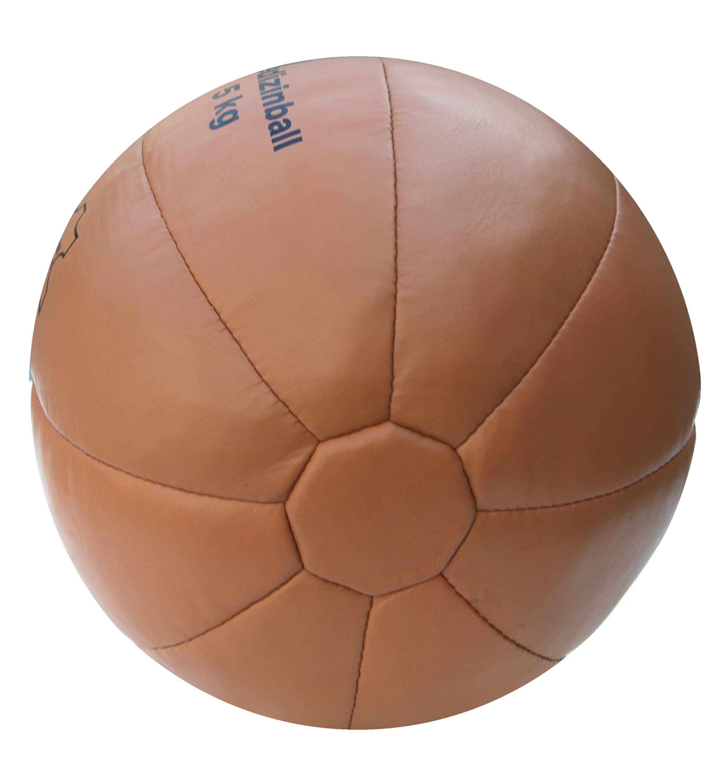 Lisaro Palla medica premium in vera pelle | alta qualità | vintage (look retrò) | palla da ginnastica | palla per peso | Slamball | 1 – 5 kg