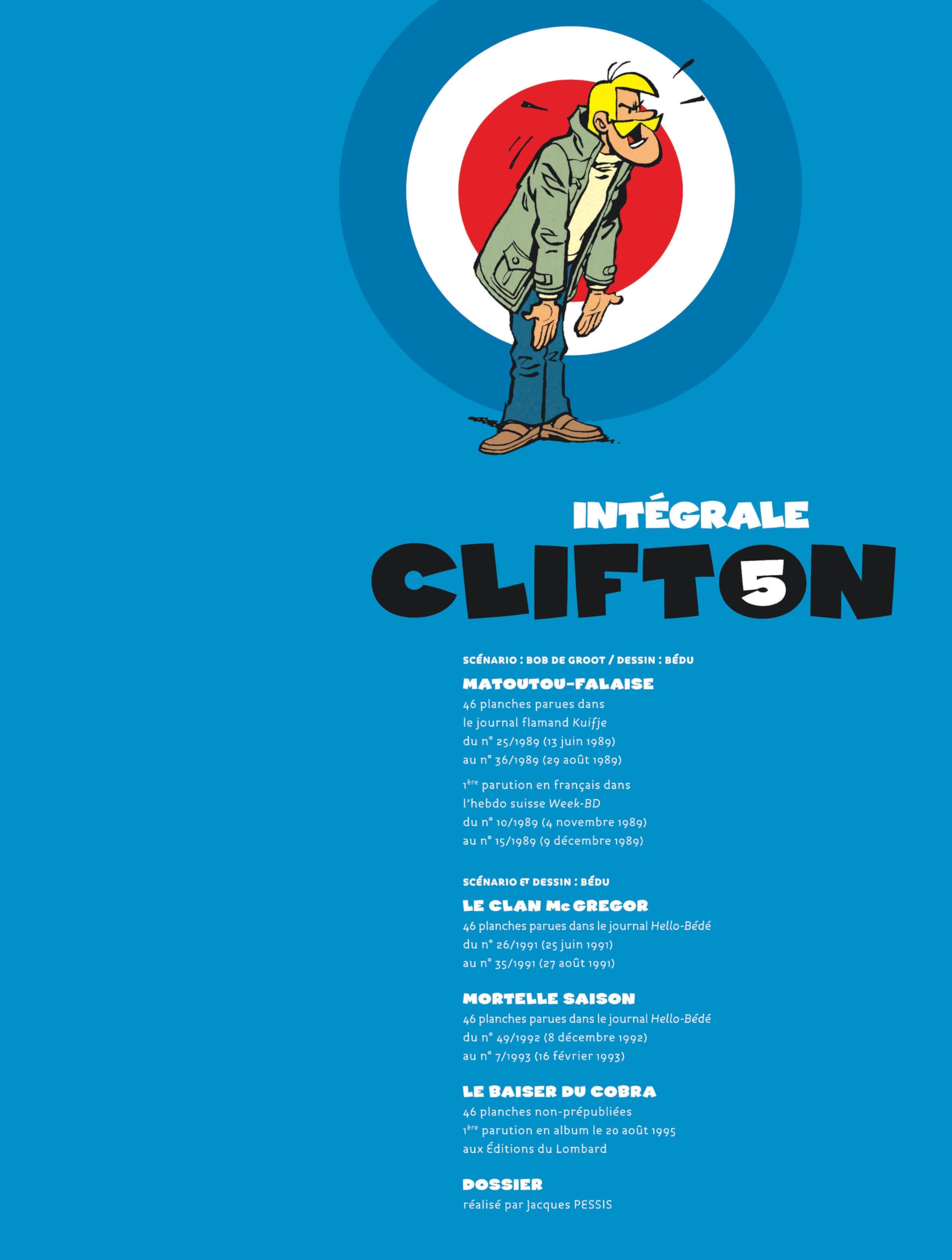 Intégrale Clifton - Tome 5