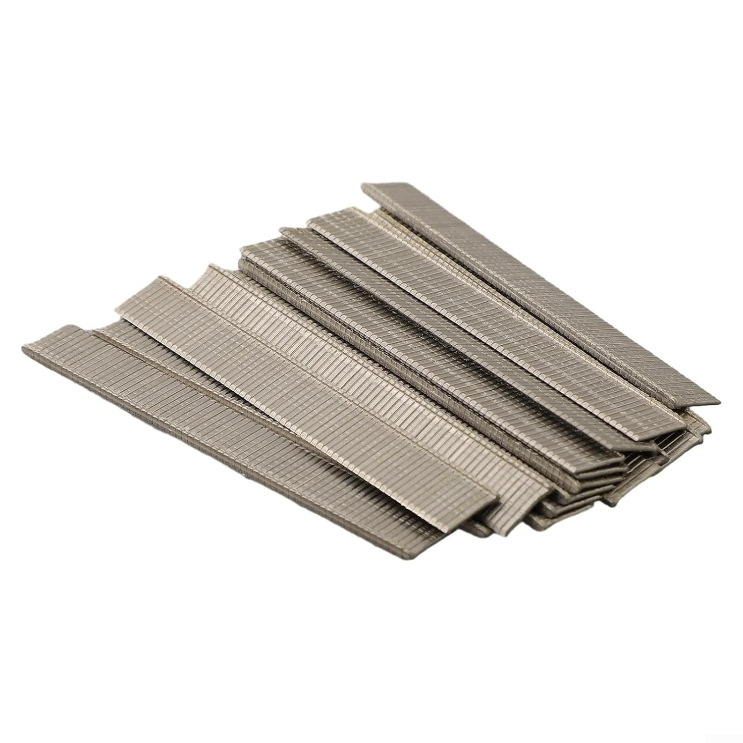 1105pcs Brad Nails for F15/F20/F25/F30 Nail Staples, Stainless Steel & Galvanized Carbon Steel Straight Pins, DIY Woodworking Fasteners for Home Furniture Assembly(F10)