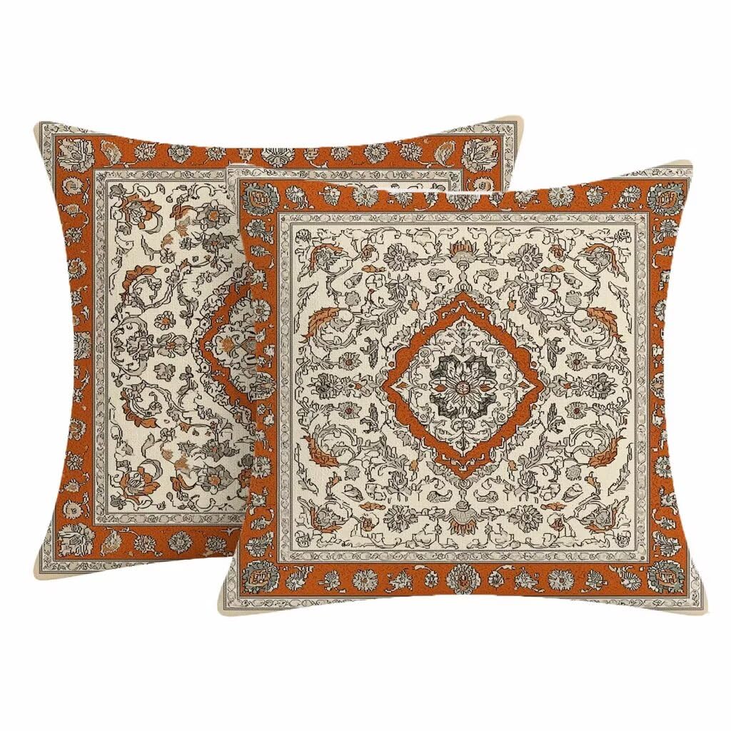 Housse coussin extérieur imperméable contre la pluie et l'humidité lot de 2