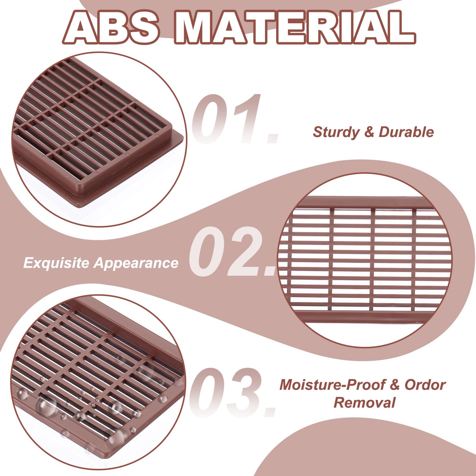 PATIKIL 9 Inch Rectangle Ventilation Grille - Image 3