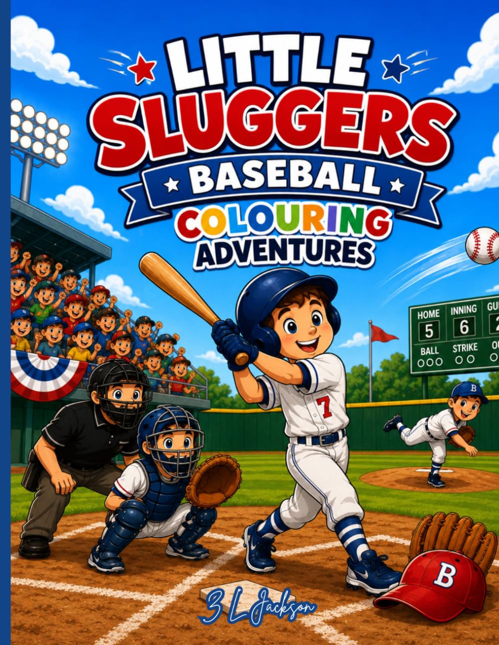 Little Sluggers Baseball Colouring Adventures