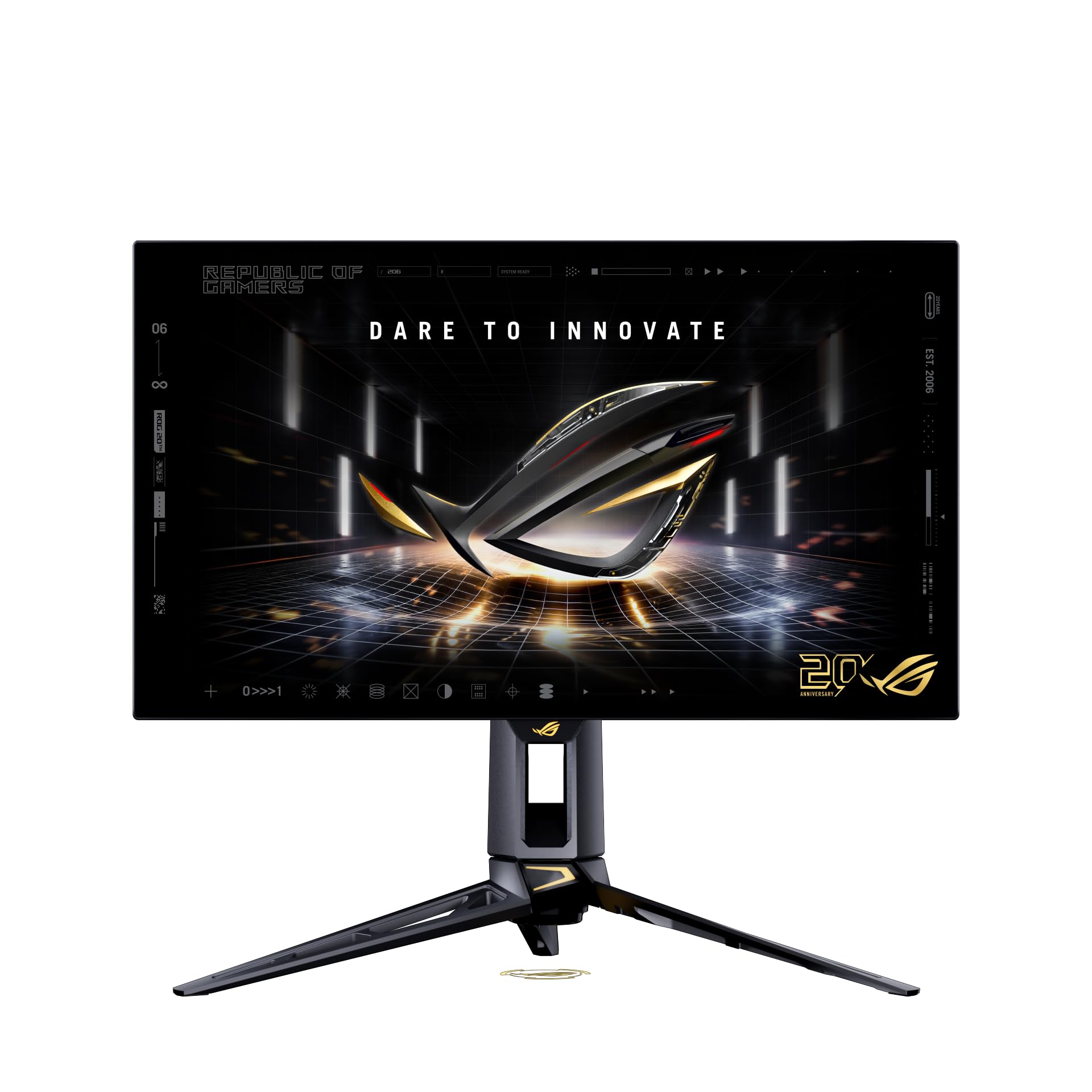 ASUS ROG Swift PG27AQWP-G 27 Zoll QHD 540Hz Tandem OLED Gaming Monitor | Dual Mode FHD 720Hz, OLED Care Pro, TrueBlack Glossy, G-SYNC, Neo Proximity Sensor, 0.02ms, DisplayHDR 500, für PS5