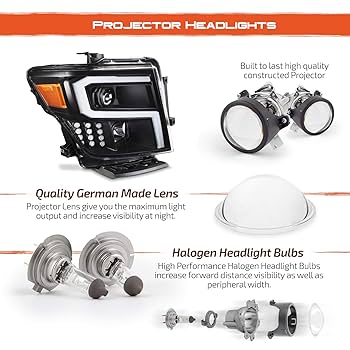 ライト・ランタン ATS Amazon.com: 2PCS Cadillac ATS Headlight Assemblies 2013-2019