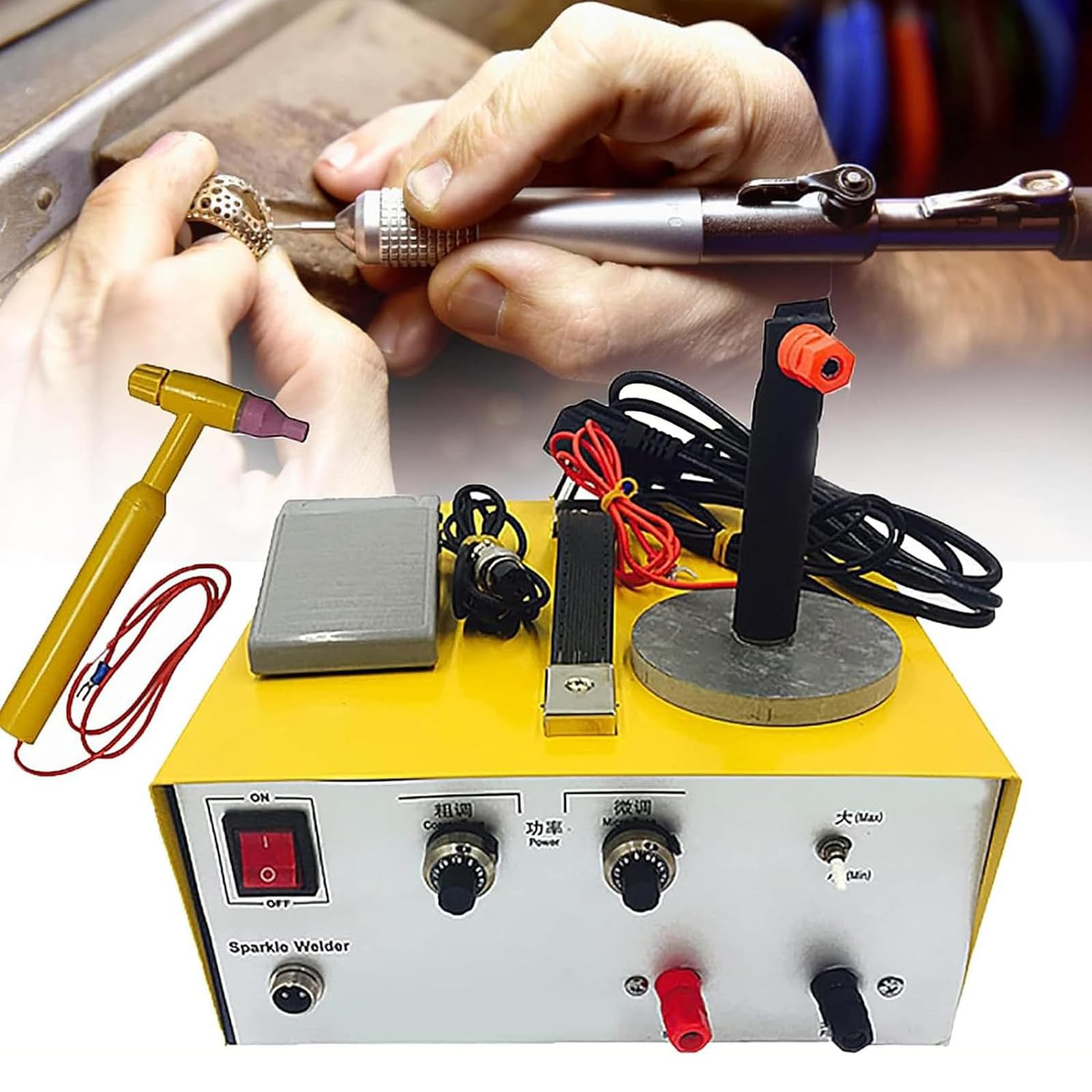 Soldadora por Puntos para joyería, máquina de Soldadura por pulsos para joyería, soldadora de Arco pulsado para joyería Permanente - Soldadora láser, soldadora por Puntos pulsada p