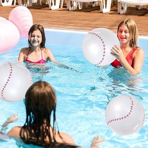 Miniatura 6 de 6 pelotas de fútbol inflables gigantes, pelotas de fútbol inflables de 16 pulgadas, pelotas de playa de verano, accesorios de juegos deportivos para