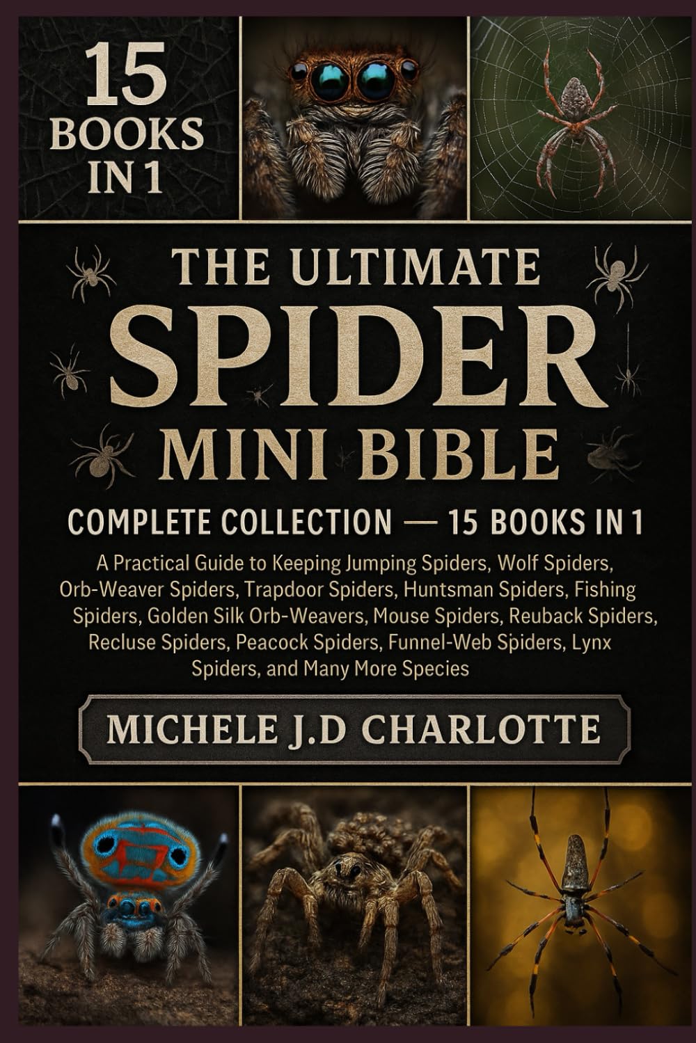 THE ULTIMATE SPIDER MINI BIBLE: COMPLETE COLLECTION — 15 BOOKS IN 1: Practical Guide to Keeping Jumping Spiders, Wolf Spiders, Orb-Weaver Spiders, ... Orb-Weavers, Mouse Spiders, Redback Spider