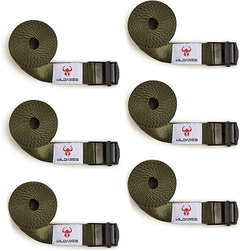 Miniatura 7 de Wildares - Correa de cámara de rastro de 1 pulgada x 6.6 pies, correa de cámara de rastro, 1800 libras, correa de cámara de juegos de alta