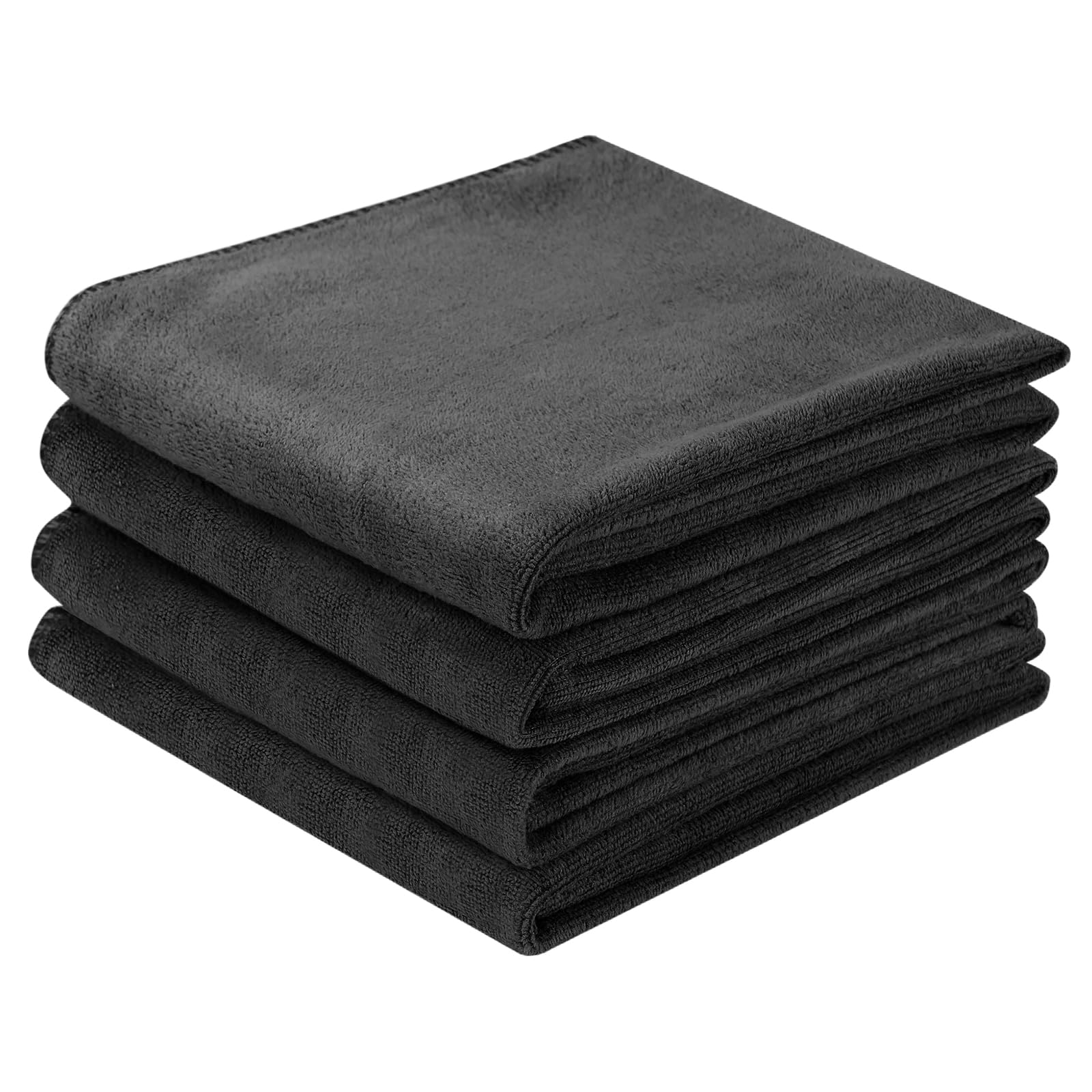 4 Pack Asciugamano Sportivo in Microfibra, Super Assorbente e Traspirante, Leggero, ad Asciugatura Rapida, per Yoga, Campeggio, Palestra, Fitness, 75 cm x 35 cm