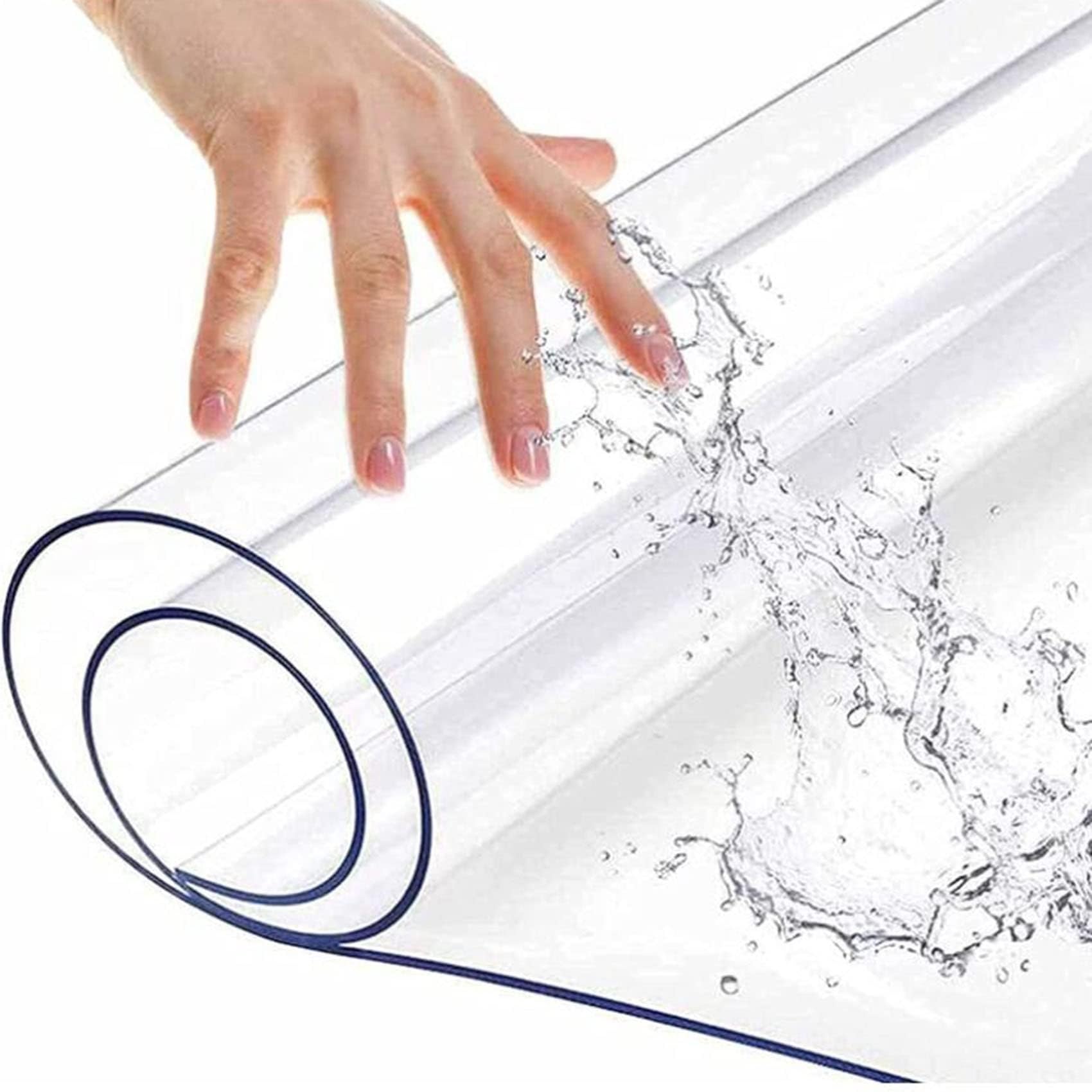 Maty ochronne, Przezroczysty plastikowy ochraniacz dywanu(80x100cm(2.6ftx3ft))