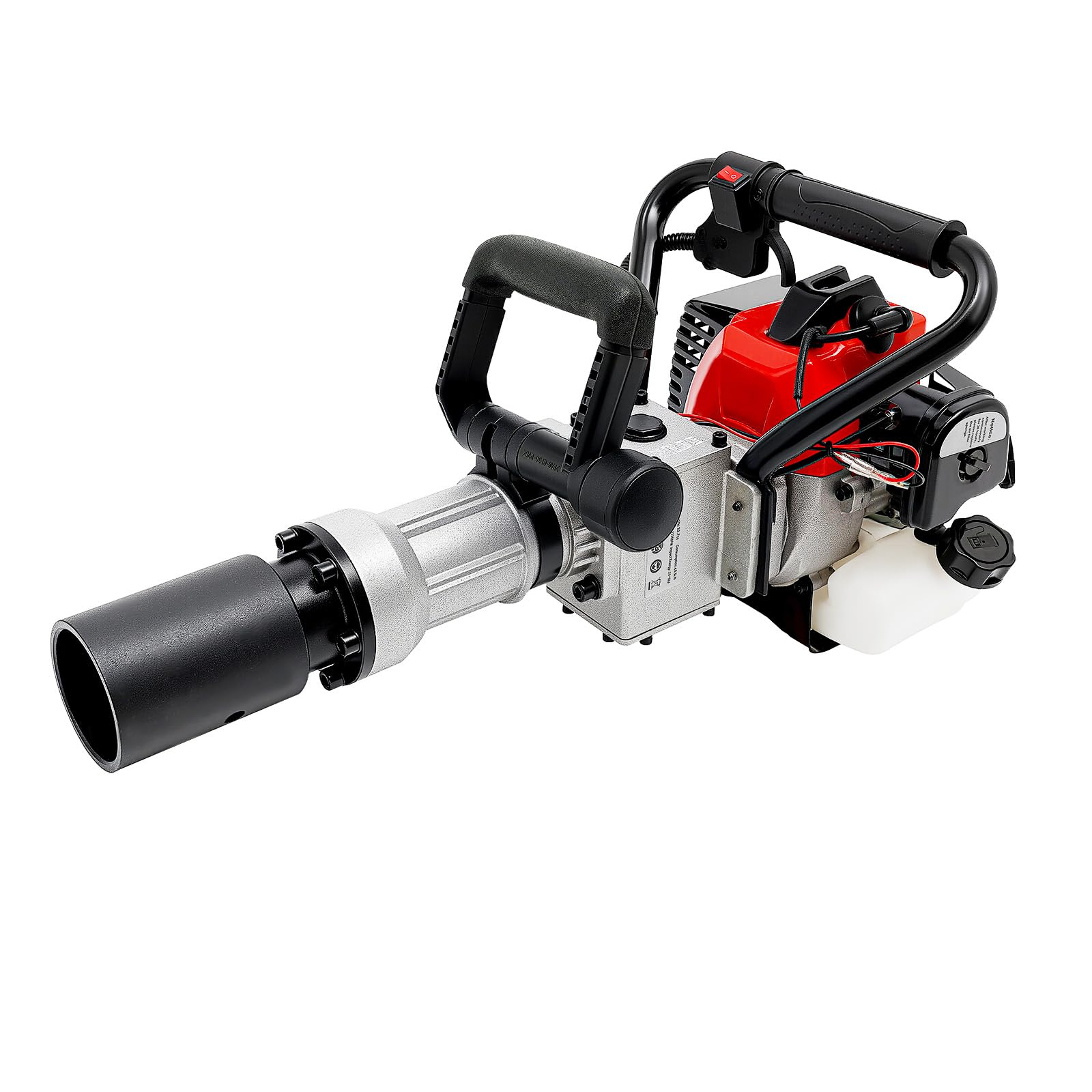 Acampador 2 en 1 con cabezal de conversión (martillo de demolición), motor de gasolina de 2 tiempos, 32,7 cc