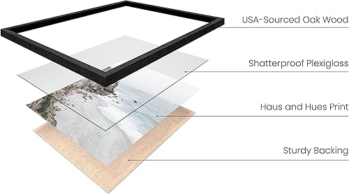 Miniatura 2 de HAUS AND HUES Cuadros de playa para pared - Cuadros de naturaleza enmarcados, arte para pared costero, cuadros de playa para pared enmarcados,